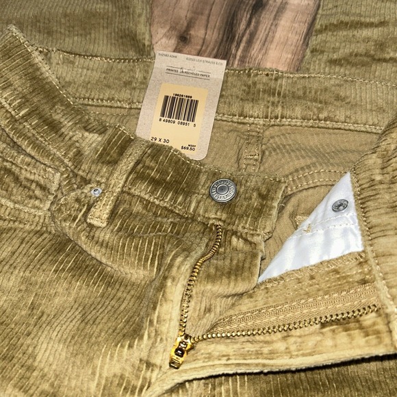 NWT  Levi's 311 Shaping Skinny Corduroy Jeans, Womens 29x30‎ - Picture 5 of 5